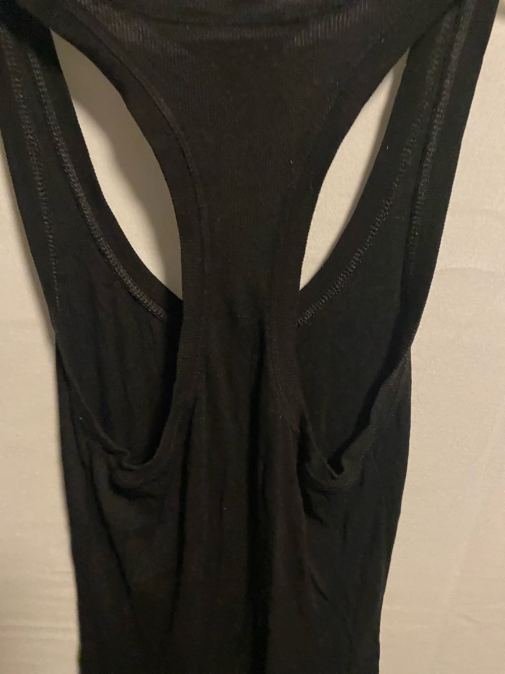 BCBGMaxAzria Black Ribbed Racerback Tank - Picture 5 of 5